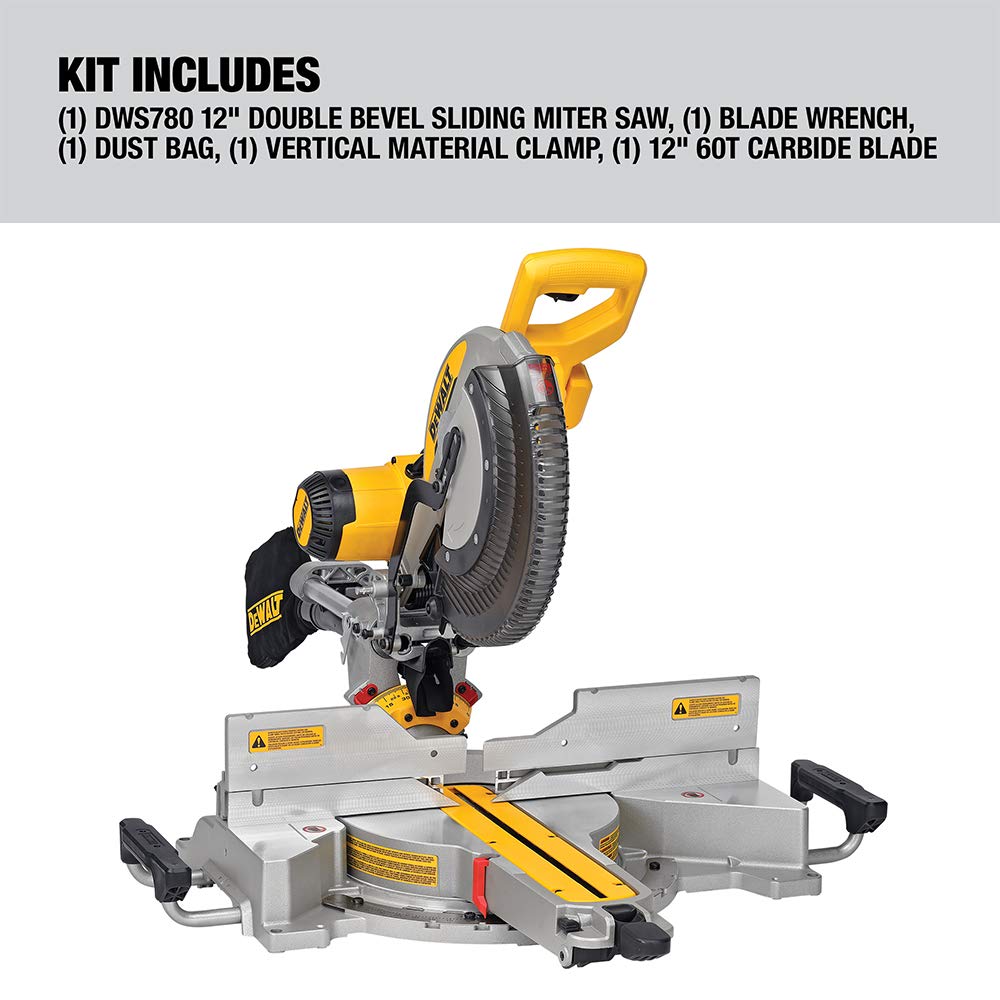 Dewalt dws780 240v compound slide outlet mitre saw 305mm