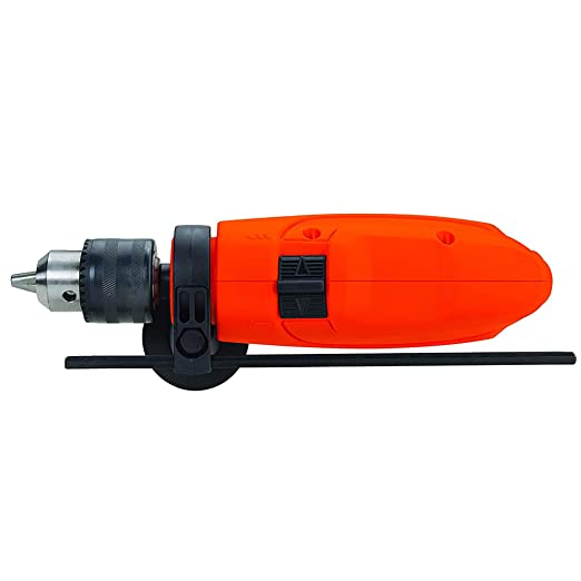 BLACK DECKER HD555 550W 13mm Variable Speed Reversible Hammer Drill Machine Driver HD555 IN orange Zakamlova Hardware Store