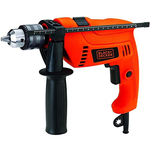 Orange power outlet drill